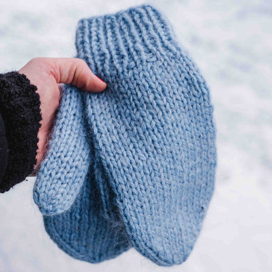 Stickmönster - Easy Breezy Mittens Mohair Edition