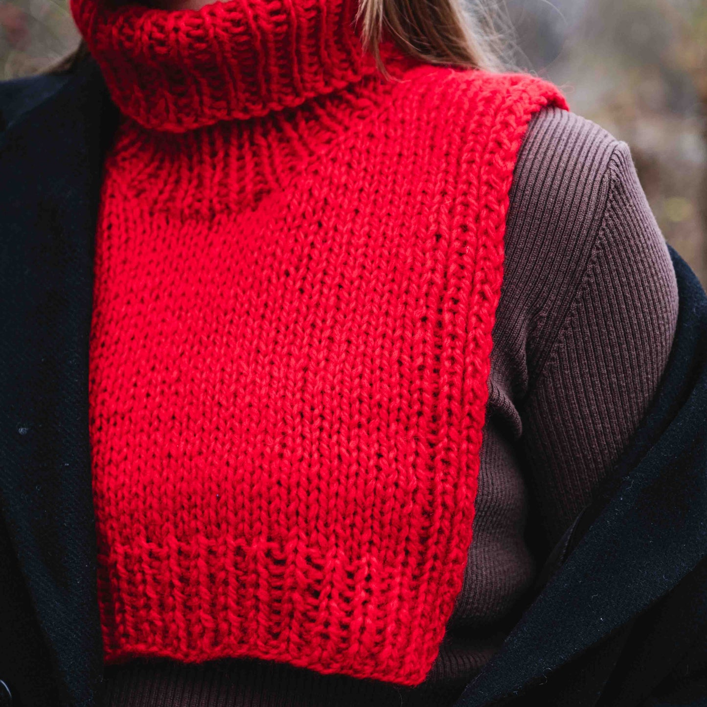 Stickmönster - Cozy neck - Wool n Wonder