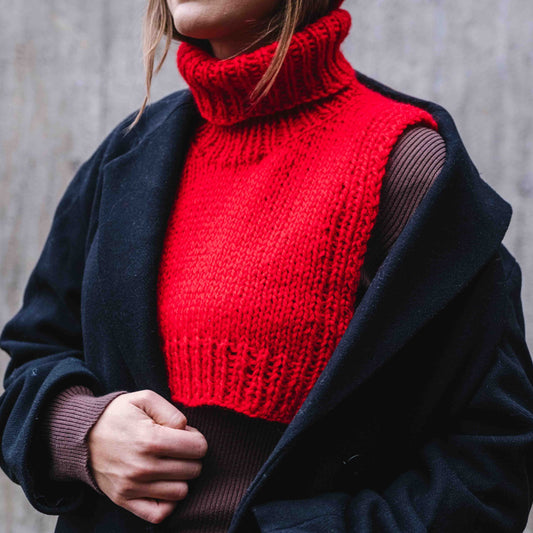 HOW TO KNIT - KIT Cozy Neck - Wool n Wonder