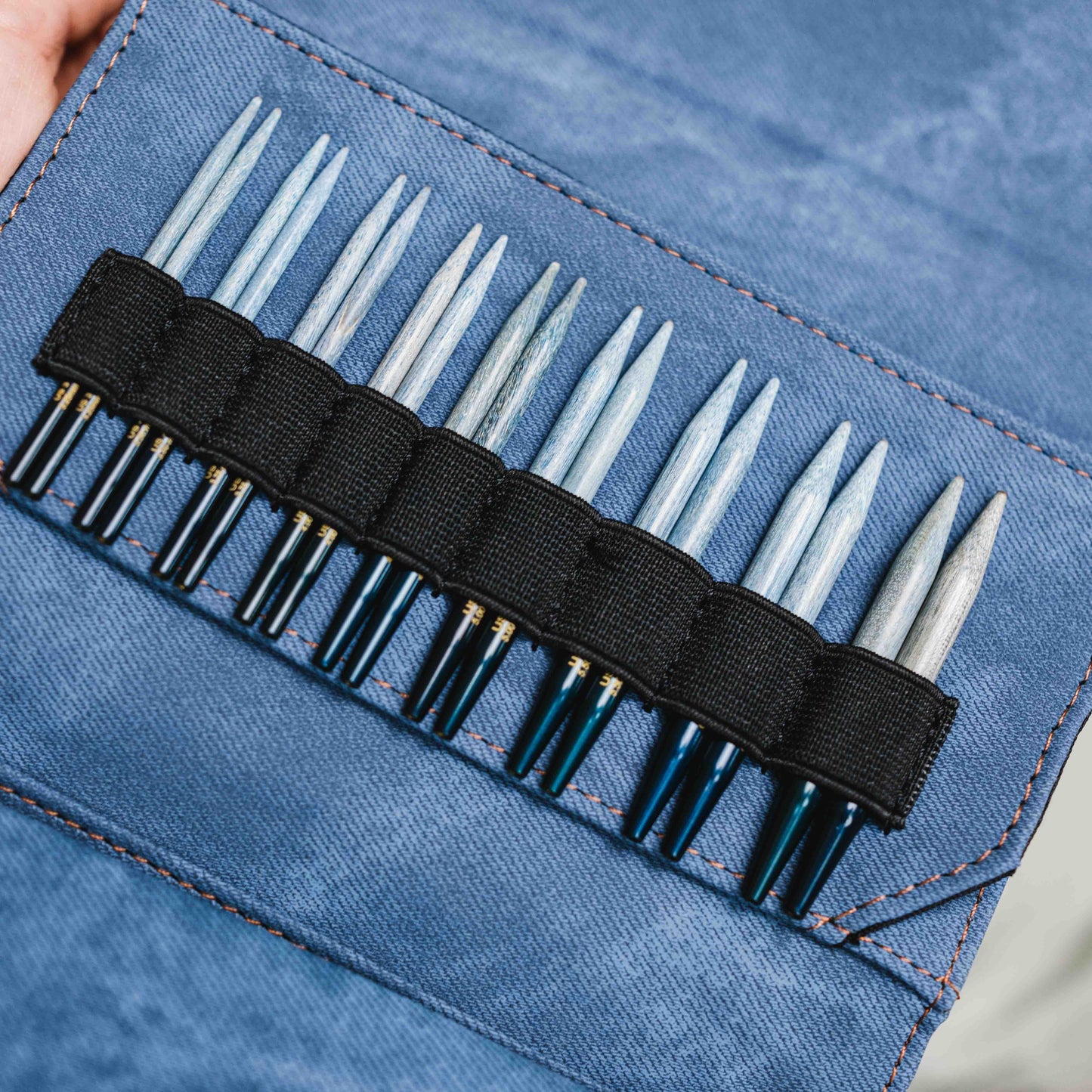 LYKKE Indigo stickset (9 cm) - Wool n Wonder