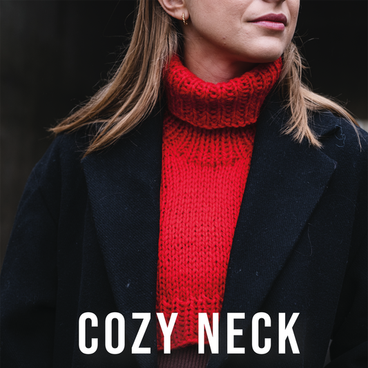 Stickmönster - Cozy neck - Wool n Wonder