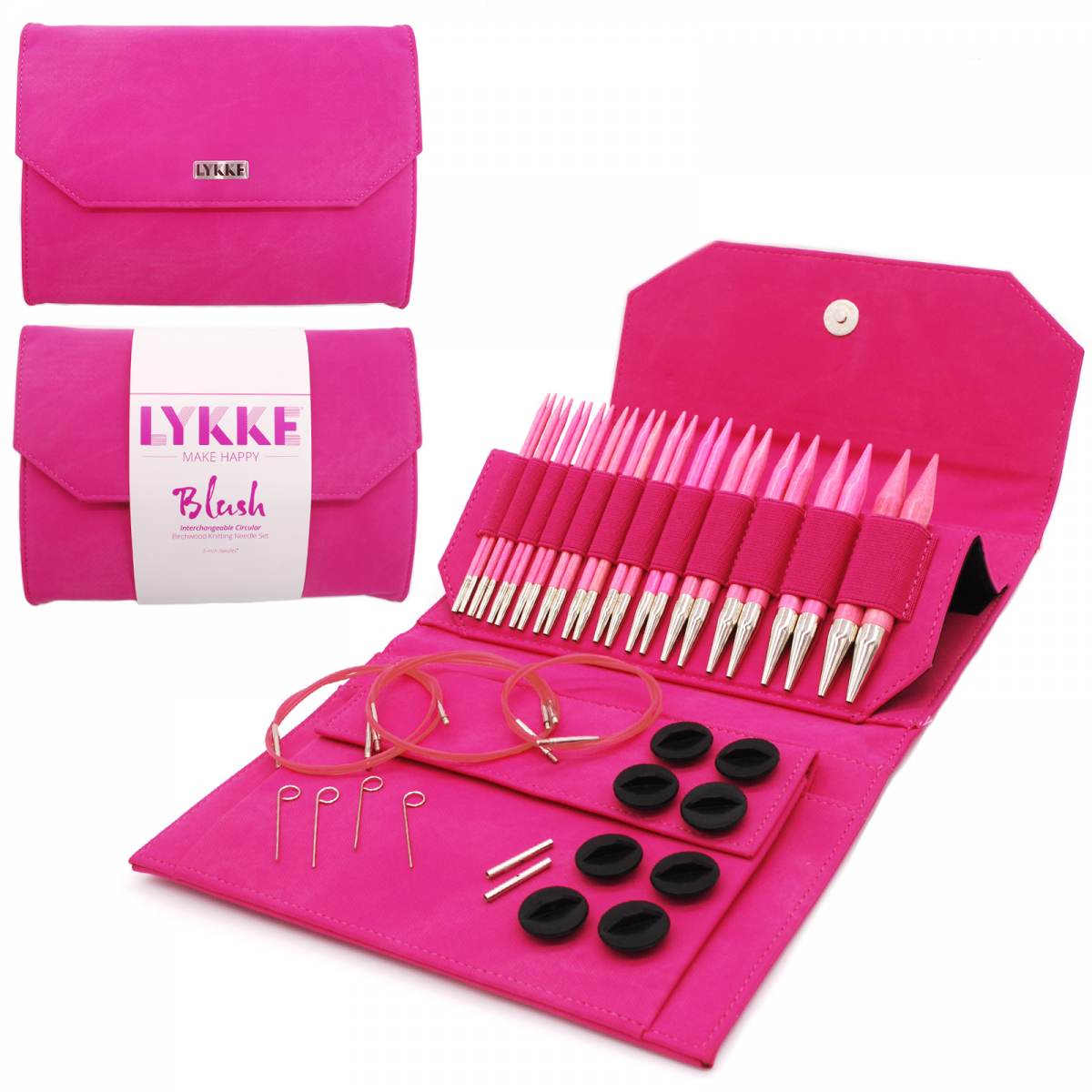 LYKKE Blush stickset (13 cm) - Wool n Wonder