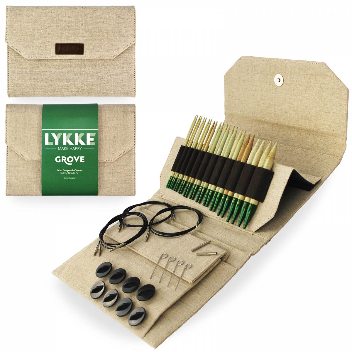 LYKKE Grove stickset (9 cm) - Wool n Wonder