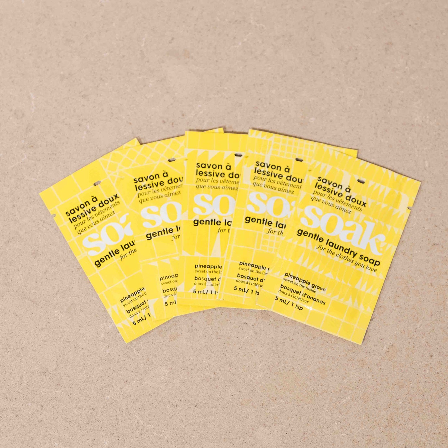 Minisoak tvättmedelspåse 5-pack