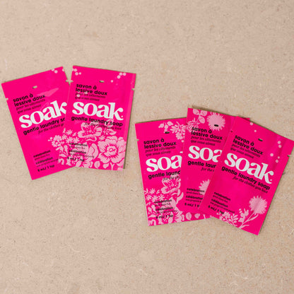 Minisoaks detergent bag