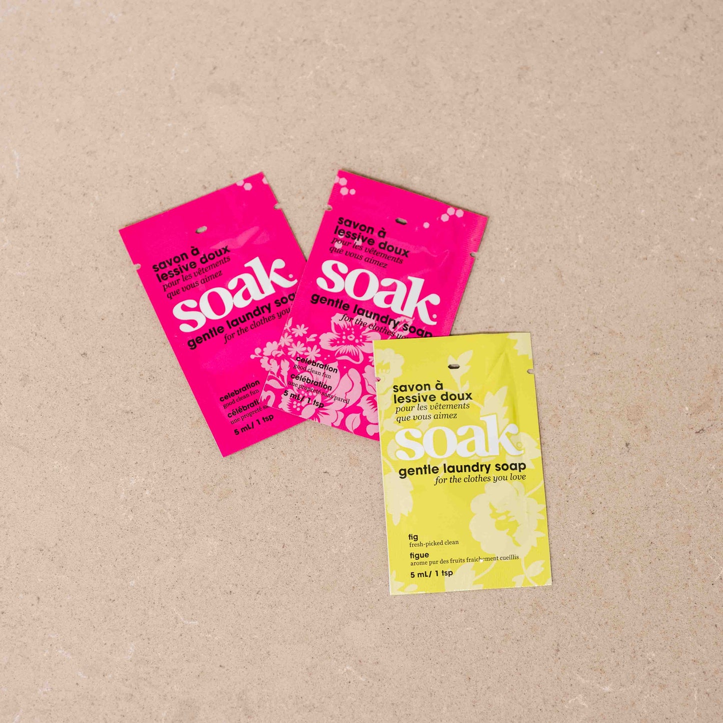 Minisoaks detergent bag