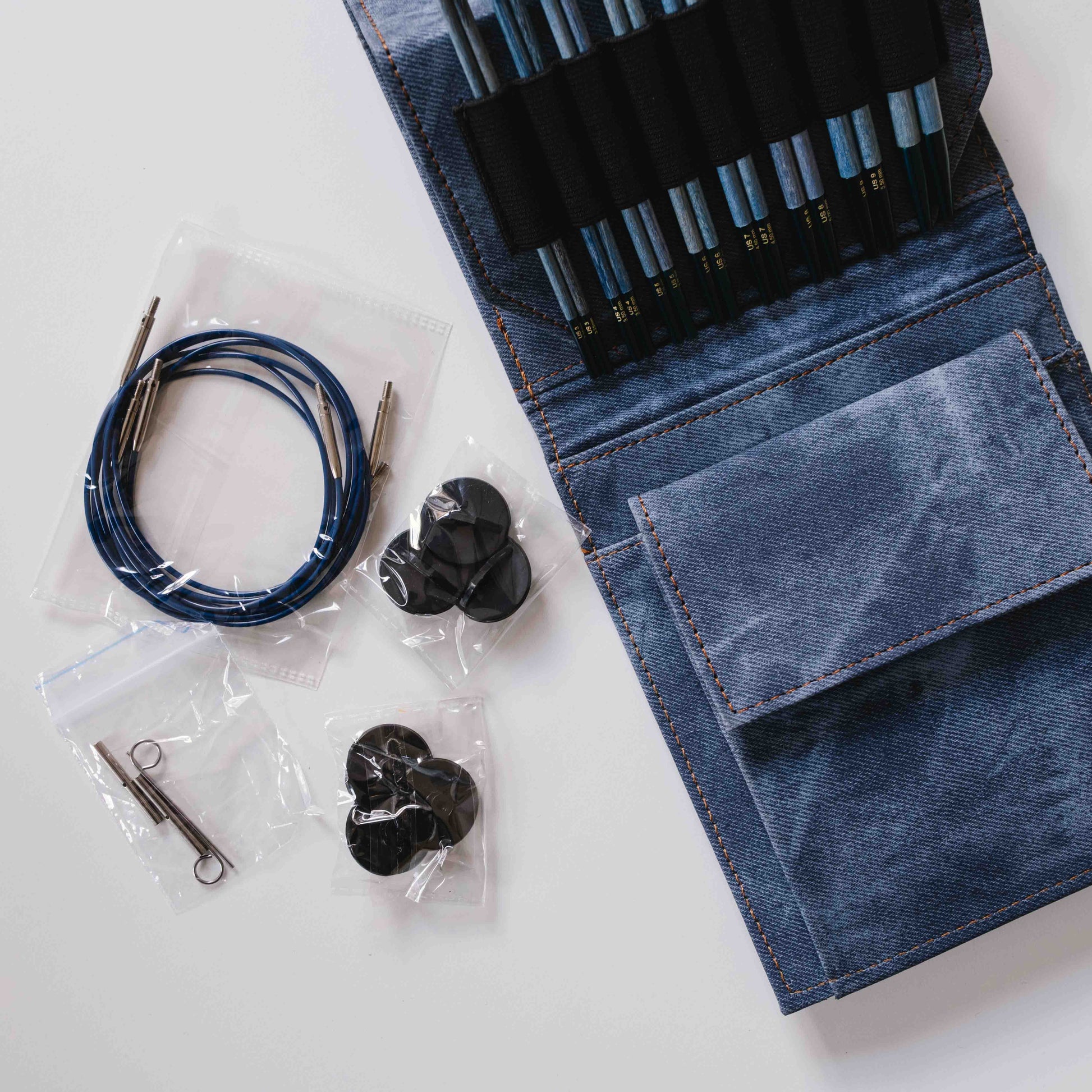 LYKKE Indigo startkit (13 cm) - Wool n Wonder