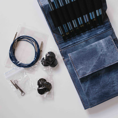 LYKKE Indigo startkit (13 cm) - Wool n Wonder