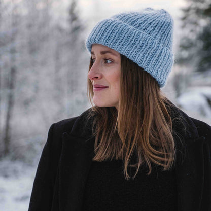 Stickmönster - Easy Breezy Beanie Mohair Edition