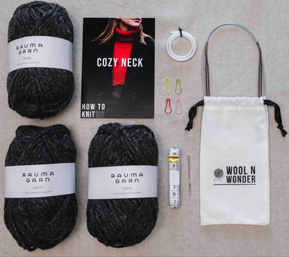 HOW TO KNIT - KIT Cozy Neck