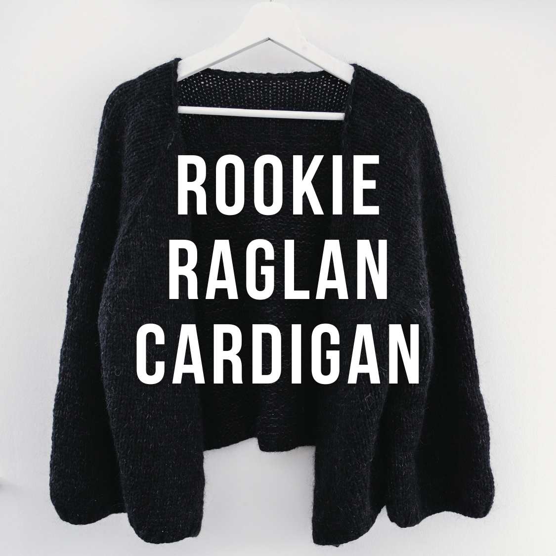 Stickmönster - Rookie Raglan Cardigan - Wool n Wonder
