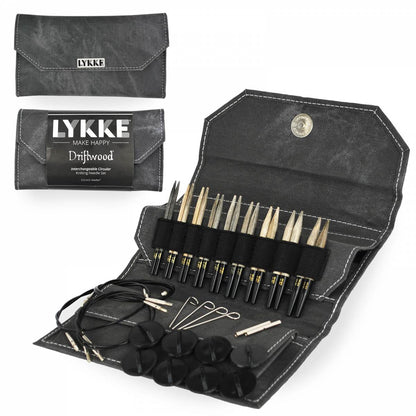 LYKKE Driftwood knitting set (9 cm)