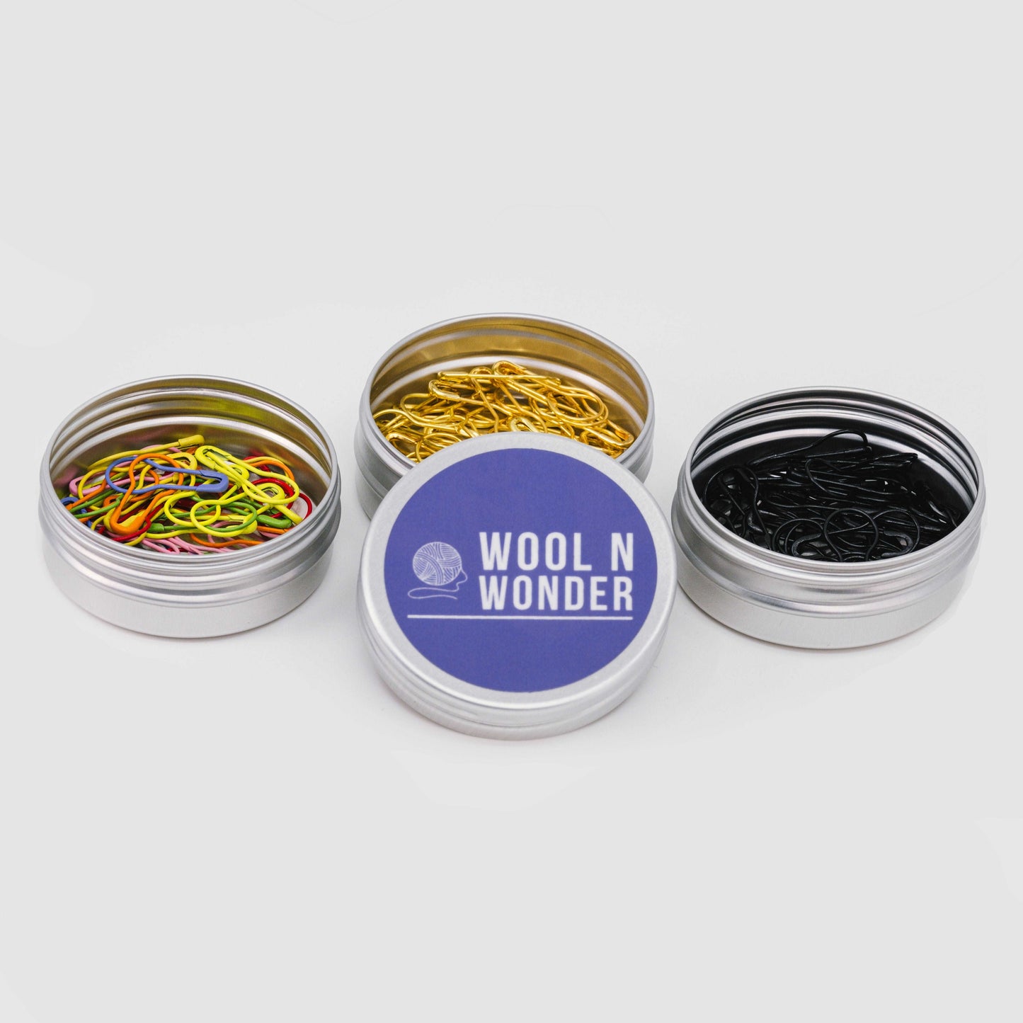 Stickmarkörer i burk - Wool n Wonder