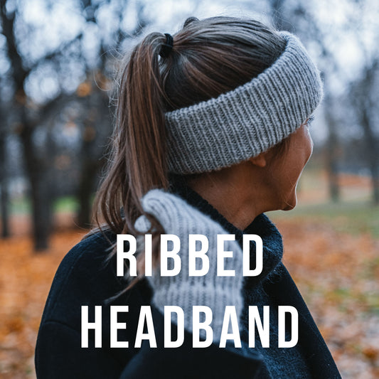 Knitting pattern - Ribbed headband