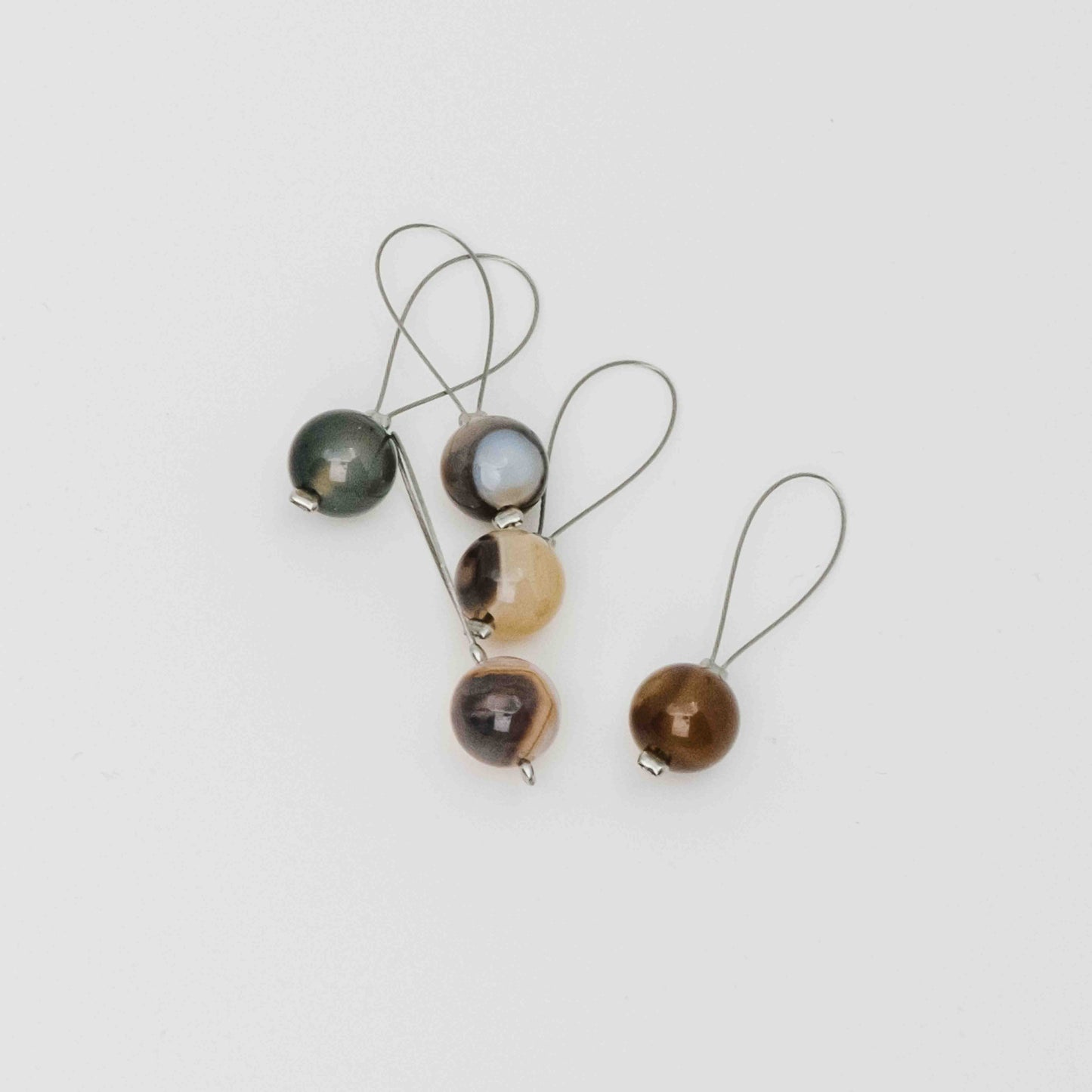 Stitch markers gemstone 5 pcs