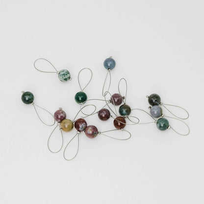 Stitch markers gemstone 5 pcs