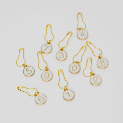 Stitch markers 0-9