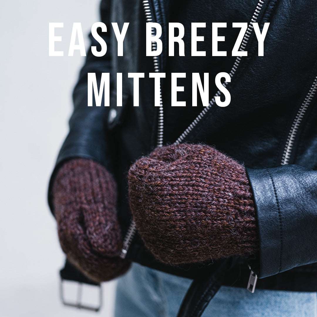 Stickmönster - Easy Breezy Mittens - Wool n Wonder